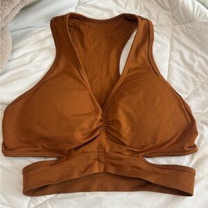Alphalete Copper Brown Sports Bra